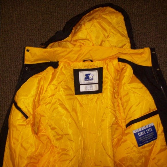 PITTSBURGH STEELERS Hooded Starter Full Zip Jacket S M L XL - Picture 13 of 13